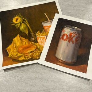 Coke and Sunflower Art Prints Noah Verier